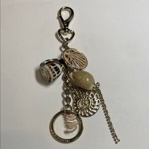 Liz Claiborne Gold and Brown Shell Key Holder